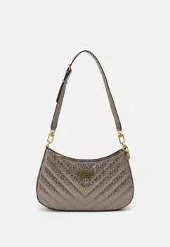 Сумка Guess СУМКА НА ПЛЕЧЕ JANIA TOP ZIP, цвет pewter