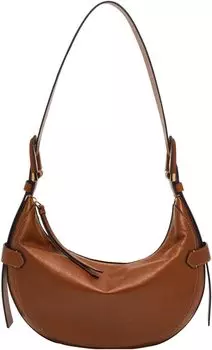 Сумка Harwell Hobo Fossil, коричневый