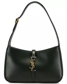 Сумка-хобо 5 A 7 Saint Laurent, темно-зеленый