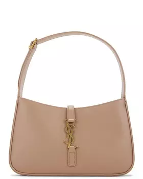 Сумка-хобо Saint Laurent Le 5 A 7, цвет Rosy Sand