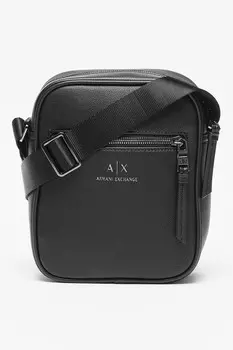 Сумка из экокожи Armani Exchange, черный