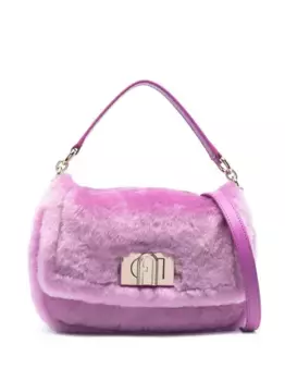 Сумка из меха Furla, фиолетовый