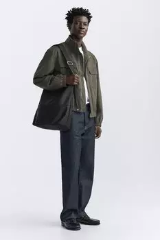 Сумка из нейлона xl ZARA, черный
