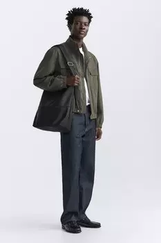 Сумка из нейлона xl ZARA, черный