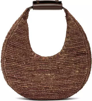 Сумка из рафии Brown Moon Staud