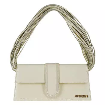 Сумка Jacquemus Le Bambino Long Ficiu, белый