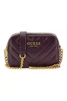 Сумка Jania с узором Guess, фиолетовый