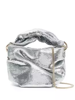 Сумка Jimmy Choo с пайетками, серебряный