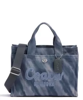 Сумка-Карго из хлопка Coach, синий