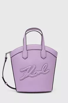 Сумка Karl Lagerfeld, фиолетовый