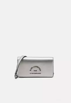 Сумка KARL LAGERFELD FLAP, серебристый