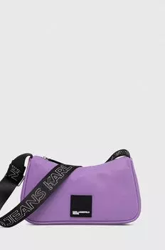 Сумка Karl Lagerfeld Jeans, фиолетовый