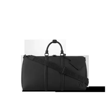 Сумка Keepall Bandoulire 50 Louis Vuitton, черный