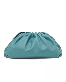 Сумка-клатч Bottega Veneta The Pouch, цвет Linoleum & Silver