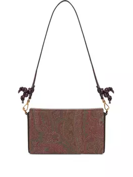 Сумка-клатч ETRO Paisley Jacquard, коричневый