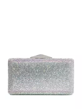 Сумка-клатч Jimmy Choo Clemmie, серебряный