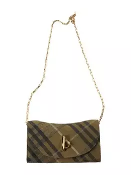 Сумка-клатч «Лошадь-качалка» Burberry, зеленый