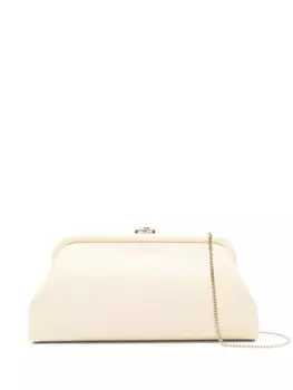 Сумка-клатч с цепочкой-застежкой Jimmy Choo Skylar, нейтральный