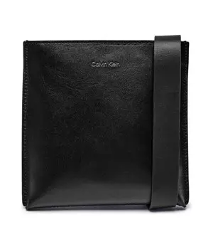 Сумка кожаная Calvin Klein Glow, черный