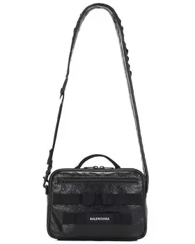Сумка кросс-боди Balenciaga Army Pouch With Strap, черный