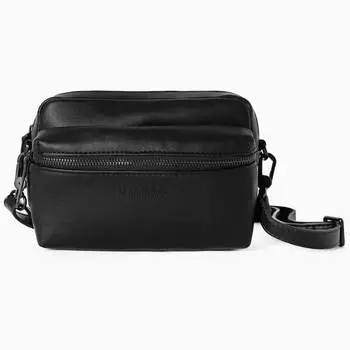 Сумка кросс-боди Bershka Basic, черный