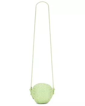 Сумка кросс-боди Bottega Veneta Mini Mava, цвет Fennel & Muse Brass