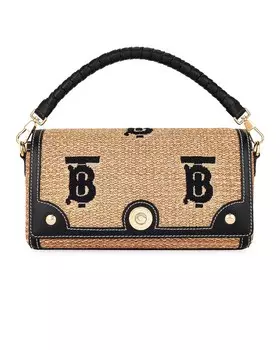 Сумка кросс-боди Burberry Small Note Shoulder, цвет Natural & Black