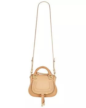 Сумка кросс-боди Chloe Marcie Mini Satchel, цвет Milky Brown