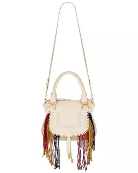 Сумка кросс-боди Chloe Small Marcie Satchel, нюд