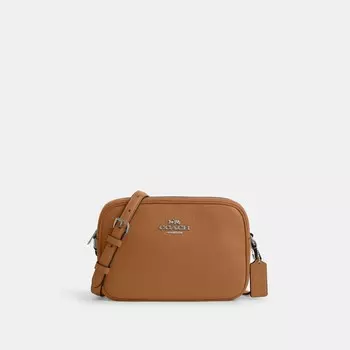 Сумка кросс-боди COACH Jamie Camera, цвет Silver/Light Saddle