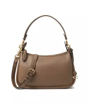 Сумка кросс-боди COACH Soft Pebble Leather Cary Crossbody, цвет Dark Stone