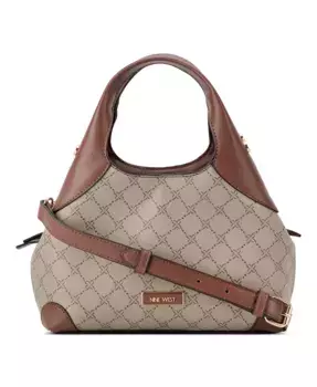 Сумка кросс-боди Eamon с верхней ручкой Nine West, коричневый