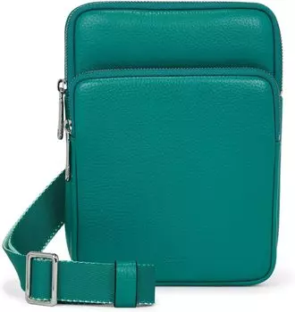 Сумка кросс-боди ECCO Flat Pouch, цвет Lapis Pebbled Leather