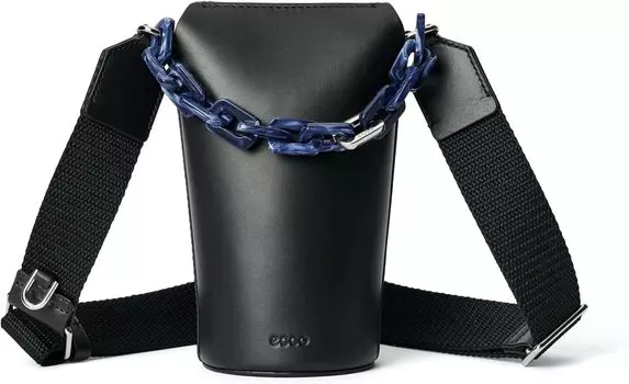 Сумка кросс-боди ECCO Pot Bag Chain, черный