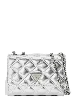 Сумка кросс-боди GUESS Crossbody Giully, серебряный