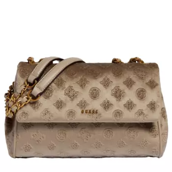 Сумка кросс-боди Guess Kimi Convertible Xbody Flap, бежевый