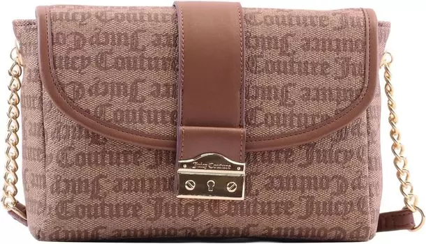 Сумка кросс-боди Juicy Couture Pop That Lock Flap Crossbody, цвет Chestnut Chino