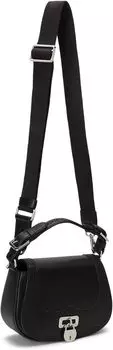 Сумка кросс-боди Lauren Ralph Lauren Perforated Medium Tanner Crossbody Bag, черный