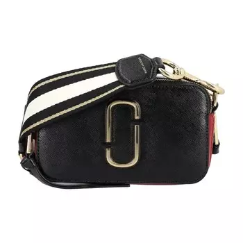 Сумка кросс-боди Marc Jacobs The Snapshot, черный/красный