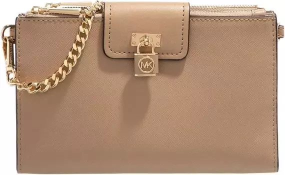 Сумка кросс-боди Michael Kors Ruby Small Double Zip Crossbody, кэмел
