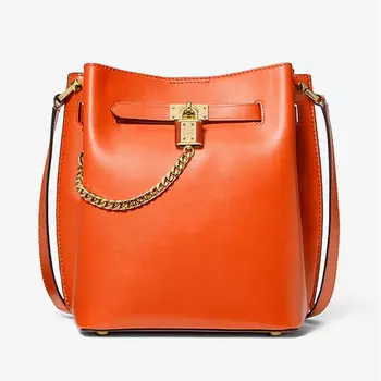 Сумка кросс-боди Michael Michael Kors Hamilton Legacy Medium Leather, оранжевый