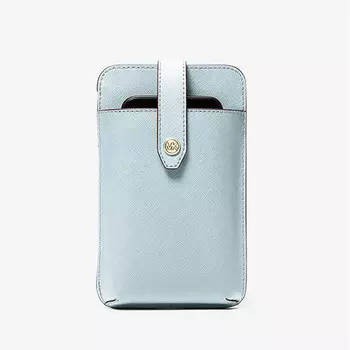 Сумка кросс-боди Michael Michael Kors Saffiano Leather Smartphone, голубой