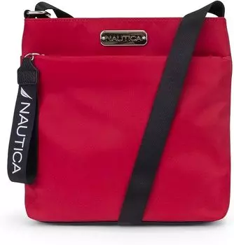 Сумка кросс-боди Nautica Diver Nylon Small Purse with Adjustable Shoulder Strap, красный