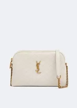 Сумка кросс-боди SAINT LAURENT Gaby zipped pouch, белый