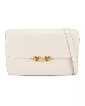 Сумка кросс-боди Saint Laurent Le Maillon Satchel, цвет Crema Soft