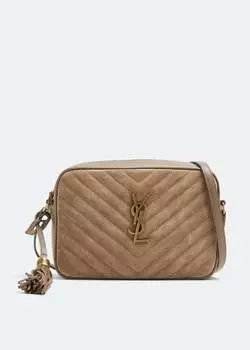 Сумка кросс-боди SAINT LAURENT Lou medium camera bag, бежевый