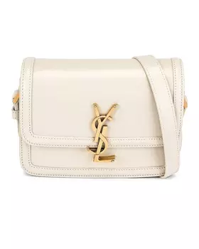 Сумка кросс-боди Saint Laurent Small Solferino Satchel, цвет Crema Soft