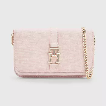 Сумка кросс-боди Tommy Hilfiger Plush Mini, розовый