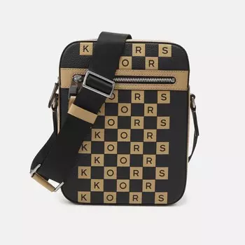 Сумка-кроссбоди Michael Kors Flight Bag Unisex, черный/бежевый