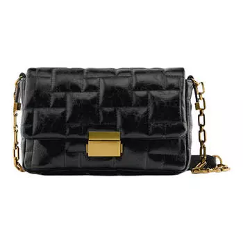 Сумка-кроссбоди Zara Retro Quilted, черный